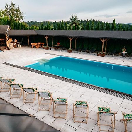 Bieszczadzka Bania Villa เลสโก ภายนอก รูปภาพ