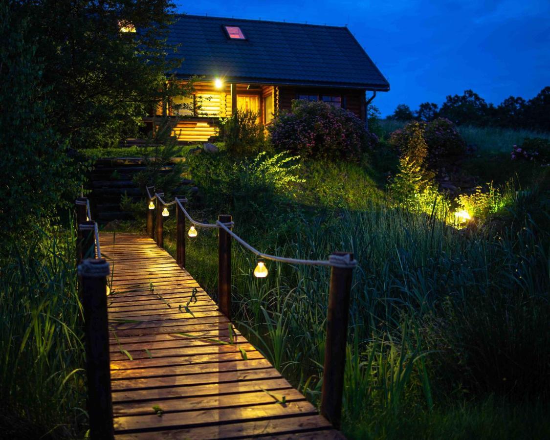 Bieszczadzka Bania Villa เลสโก ภายนอก รูปภาพ