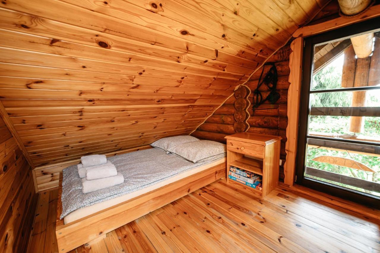 Bieszczadzka Bania Villa เลสโก ภายนอก รูปภาพ