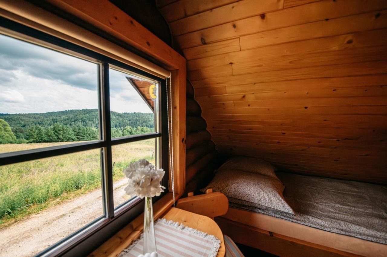 Bieszczadzka Bania Villa เลสโก ภายนอก รูปภาพ