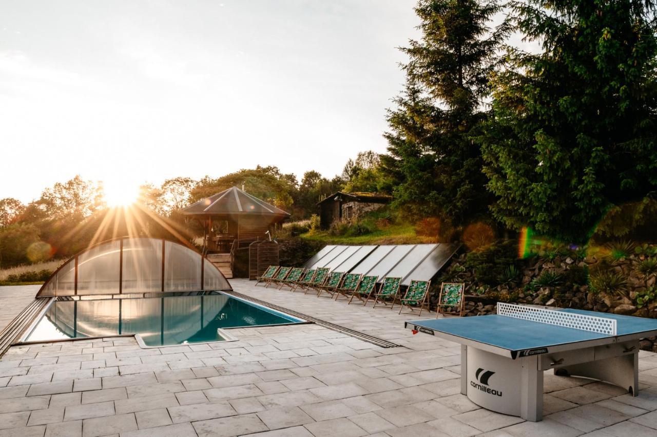 Bieszczadzka Bania Villa เลสโก ภายนอก รูปภาพ