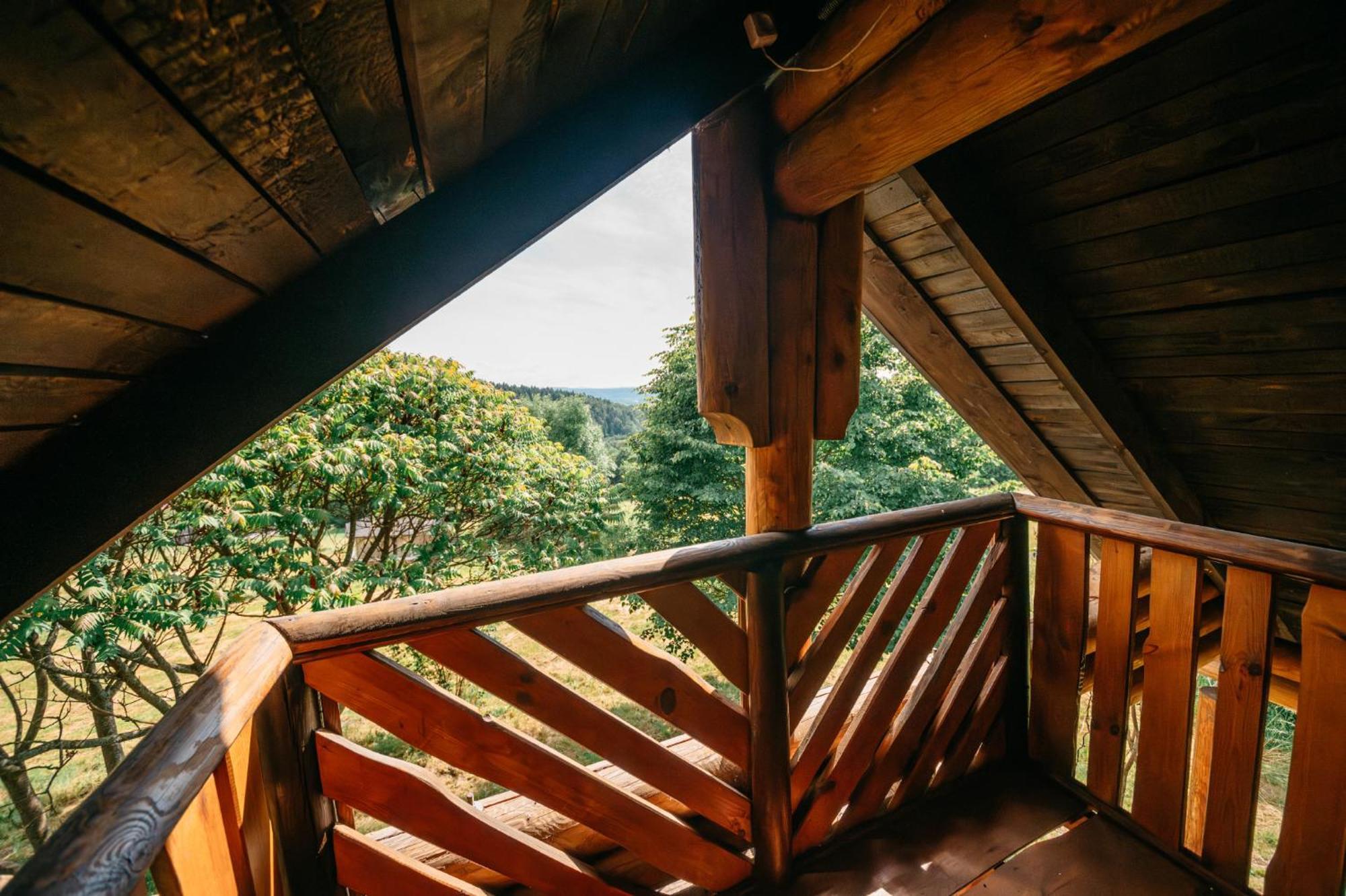 Bieszczadzka Bania Villa เลสโก ภายนอก รูปภาพ